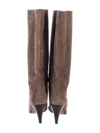 Walter Steiger Suede Colorblock Pattern Boots