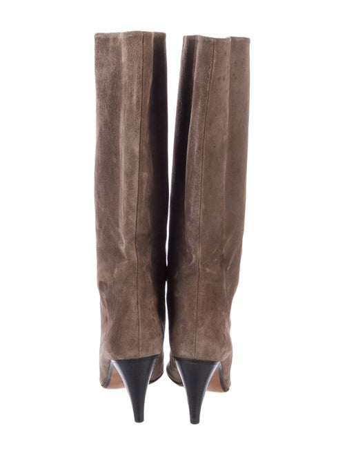 Walter Steiger Suede Colorblock Pattern Boots