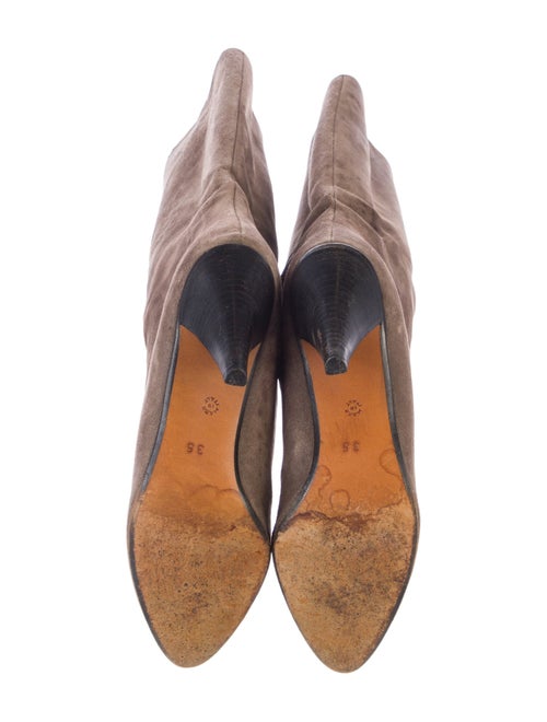 Walter Steiger Suede Colorblock Pattern Boots