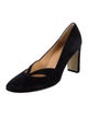 Walter Steiger Suede Cutout Accent Pumps