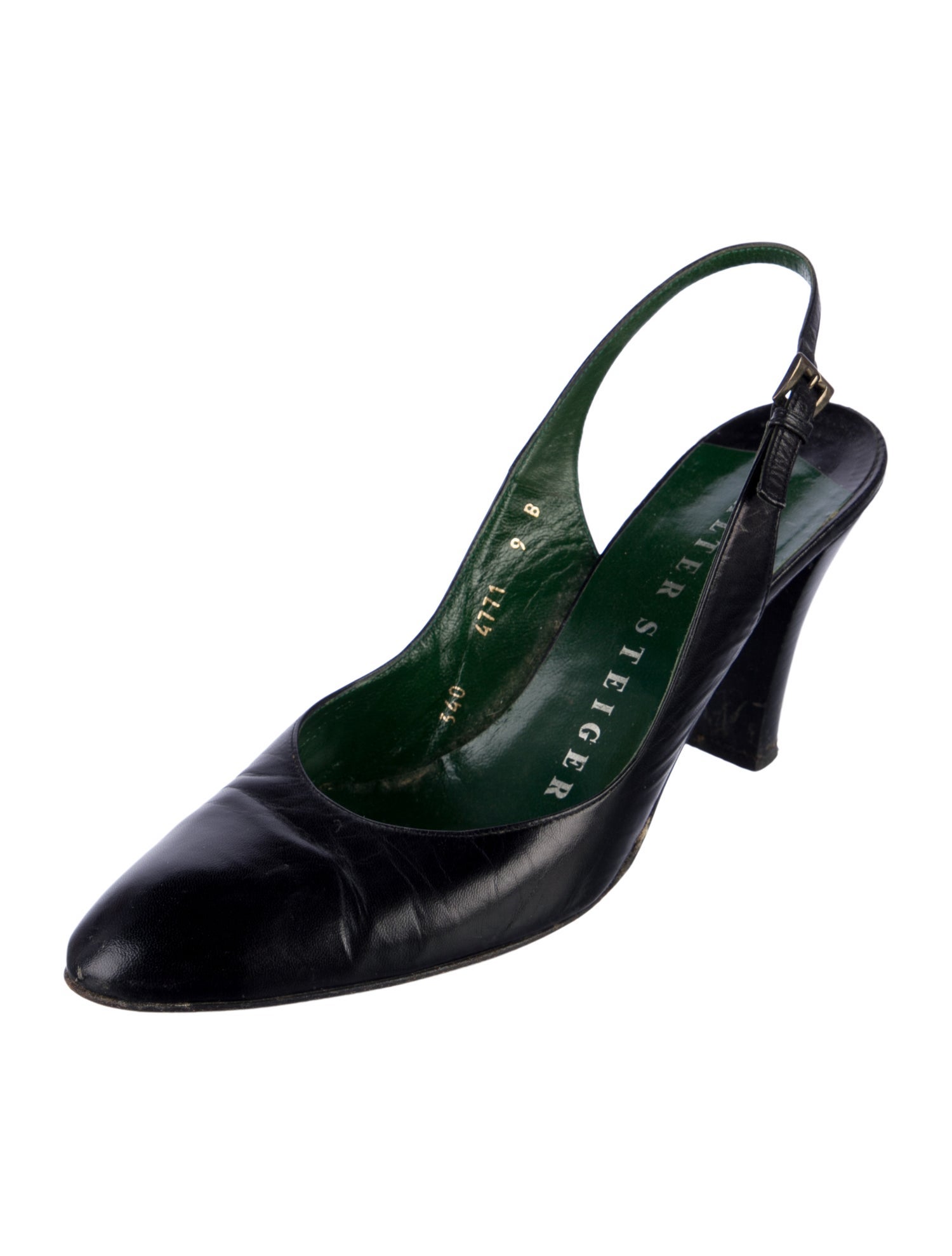 Walter Steiger Leather Slingback Pumps