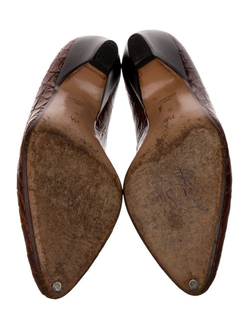 Walter Steiger Alligator Animal Print Pumps