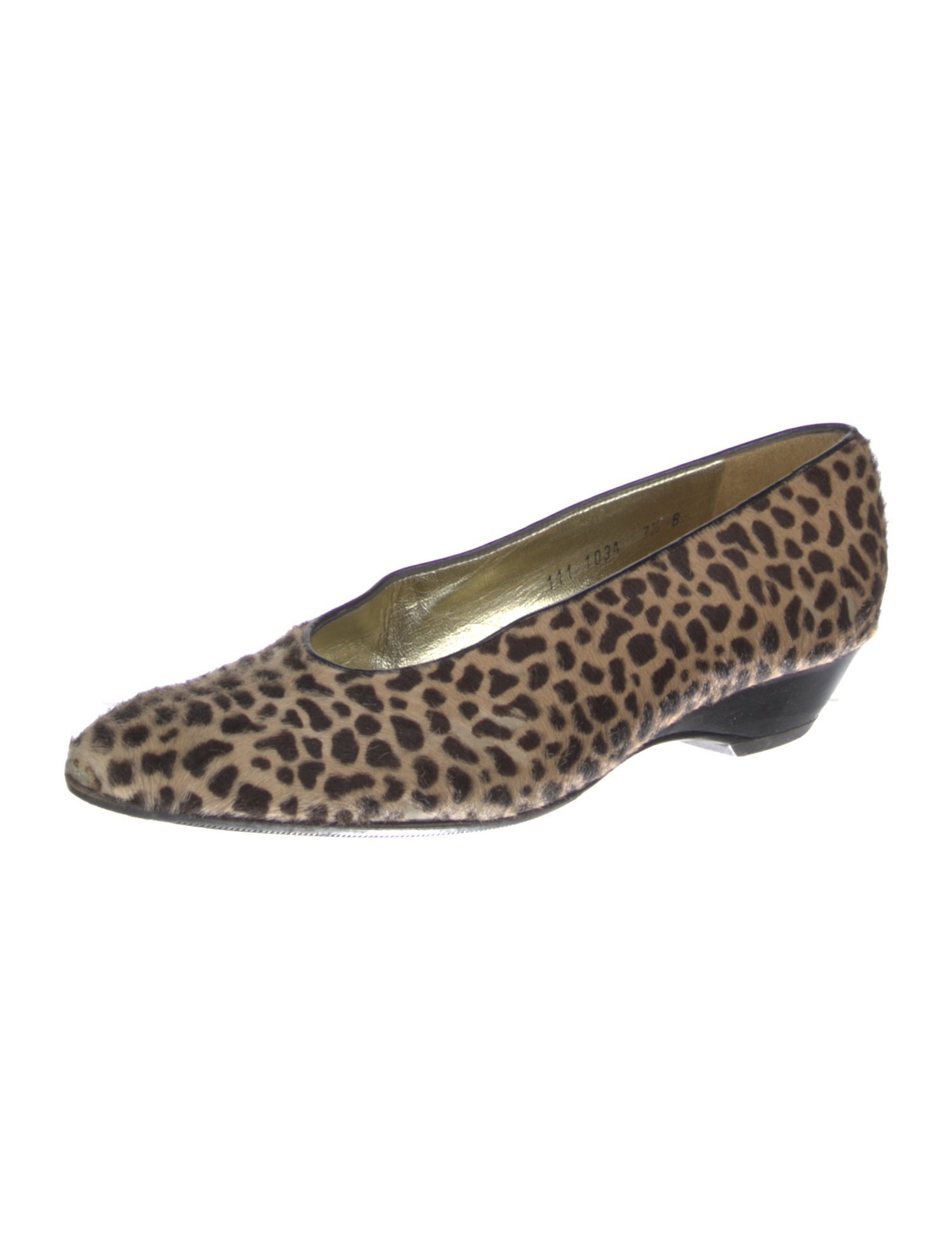 Walter Steiger Ponyhair Animal Print Flats