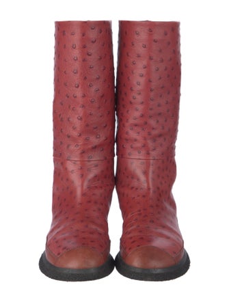 Walter Steiger Embossed Leather Printed Boots