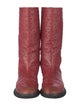 Walter Steiger Embossed Leather Printed Boots