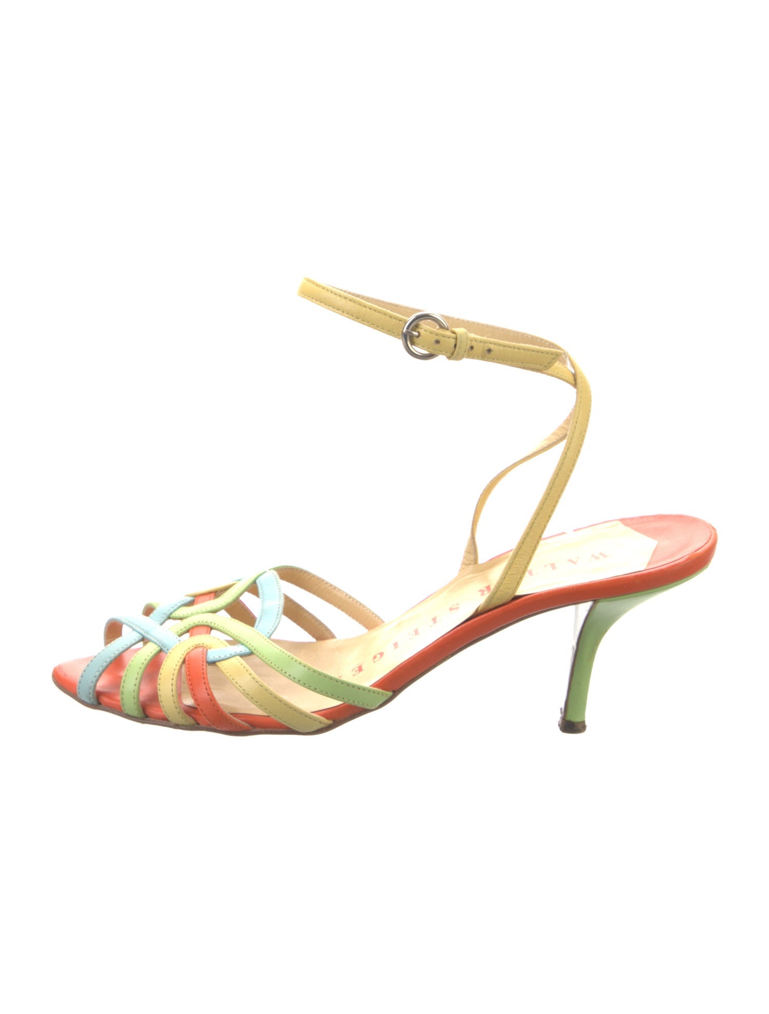 Walter Steiger Leather Printed Sandals