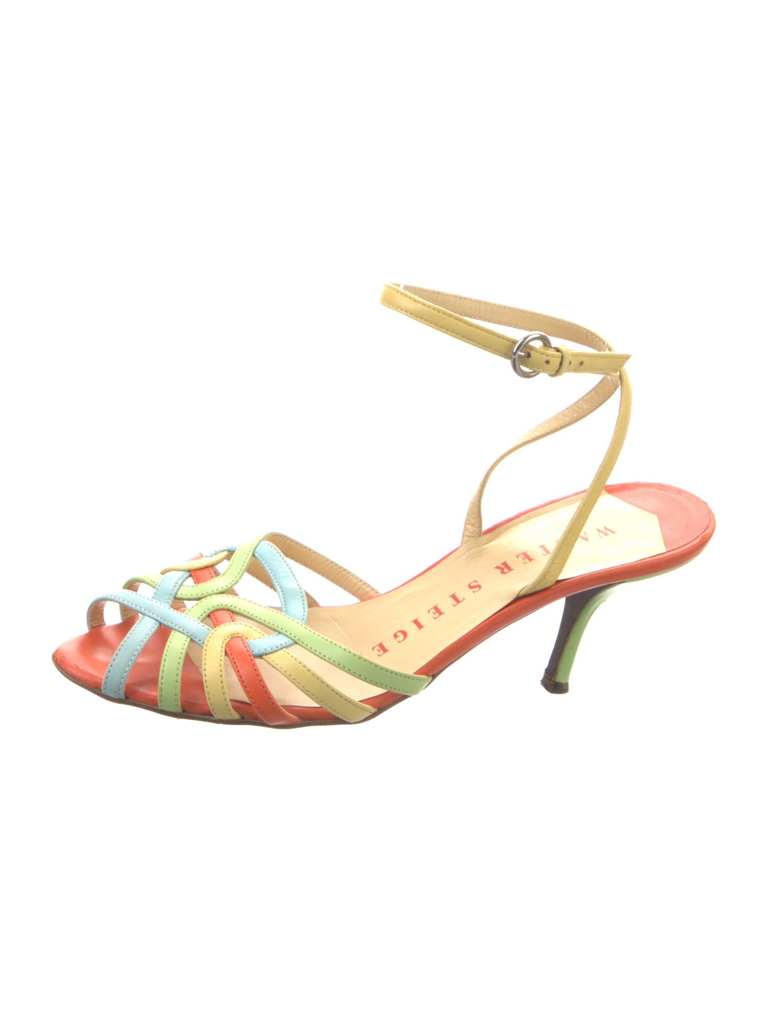 Walter Steiger Leather Printed Sandals