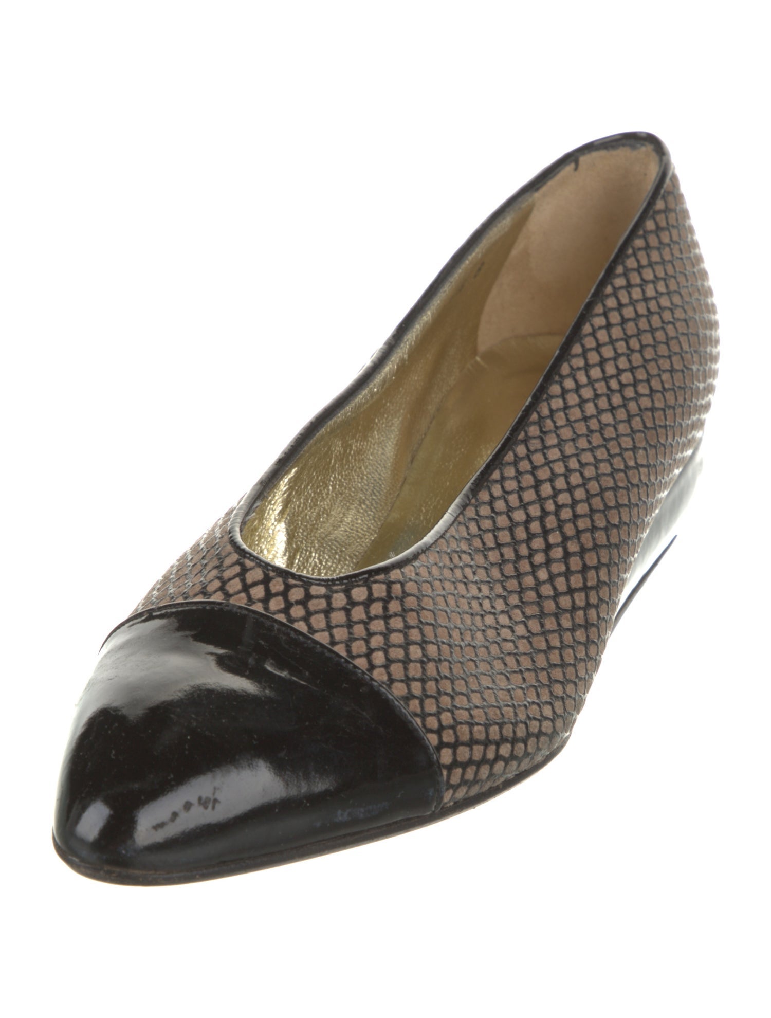 Walter Steiger Leather Animal Print Flats