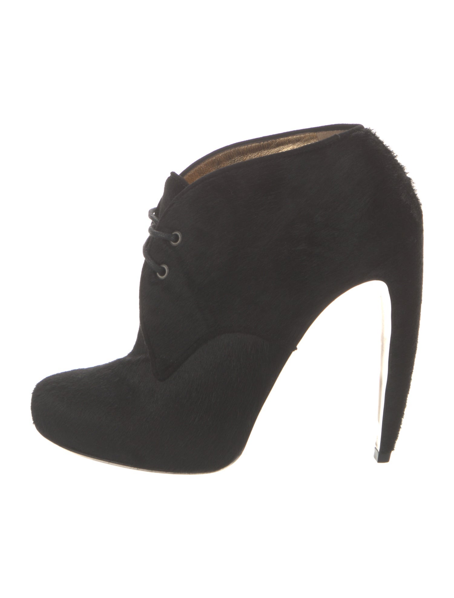 Walter Steiger Ponyhair Lace-Up Boots