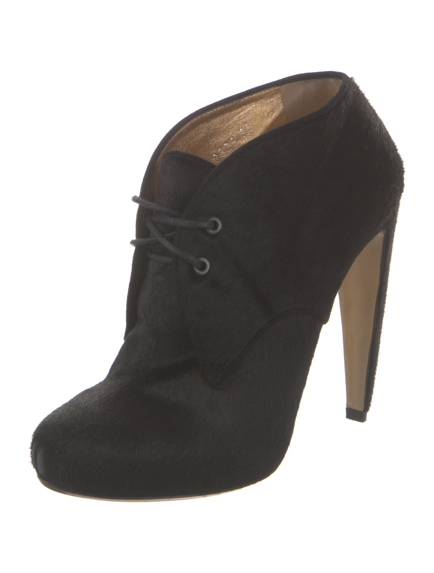 Walter Steiger Ponyhair Lace-Up Boots