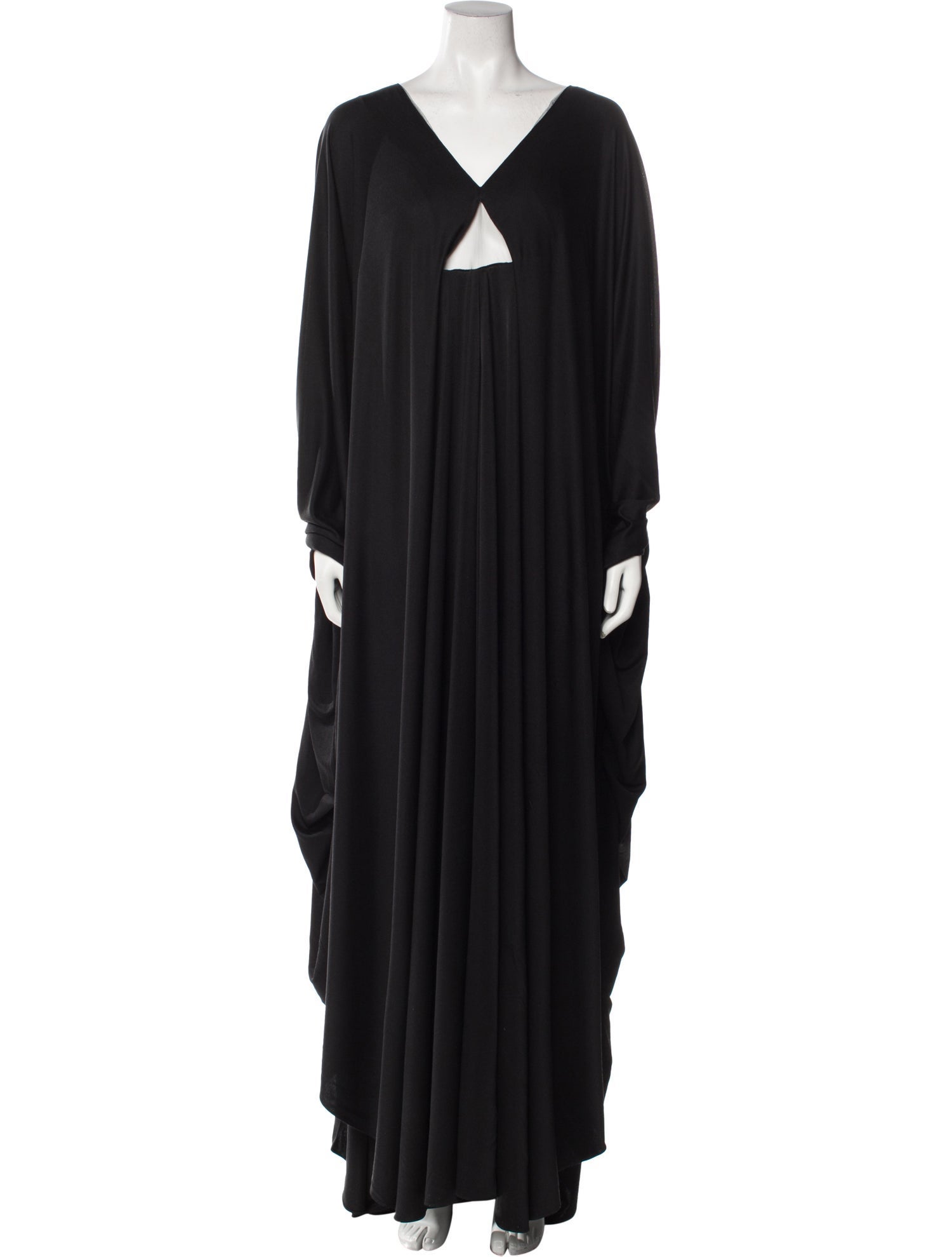 St. John V-Neck Long Dress