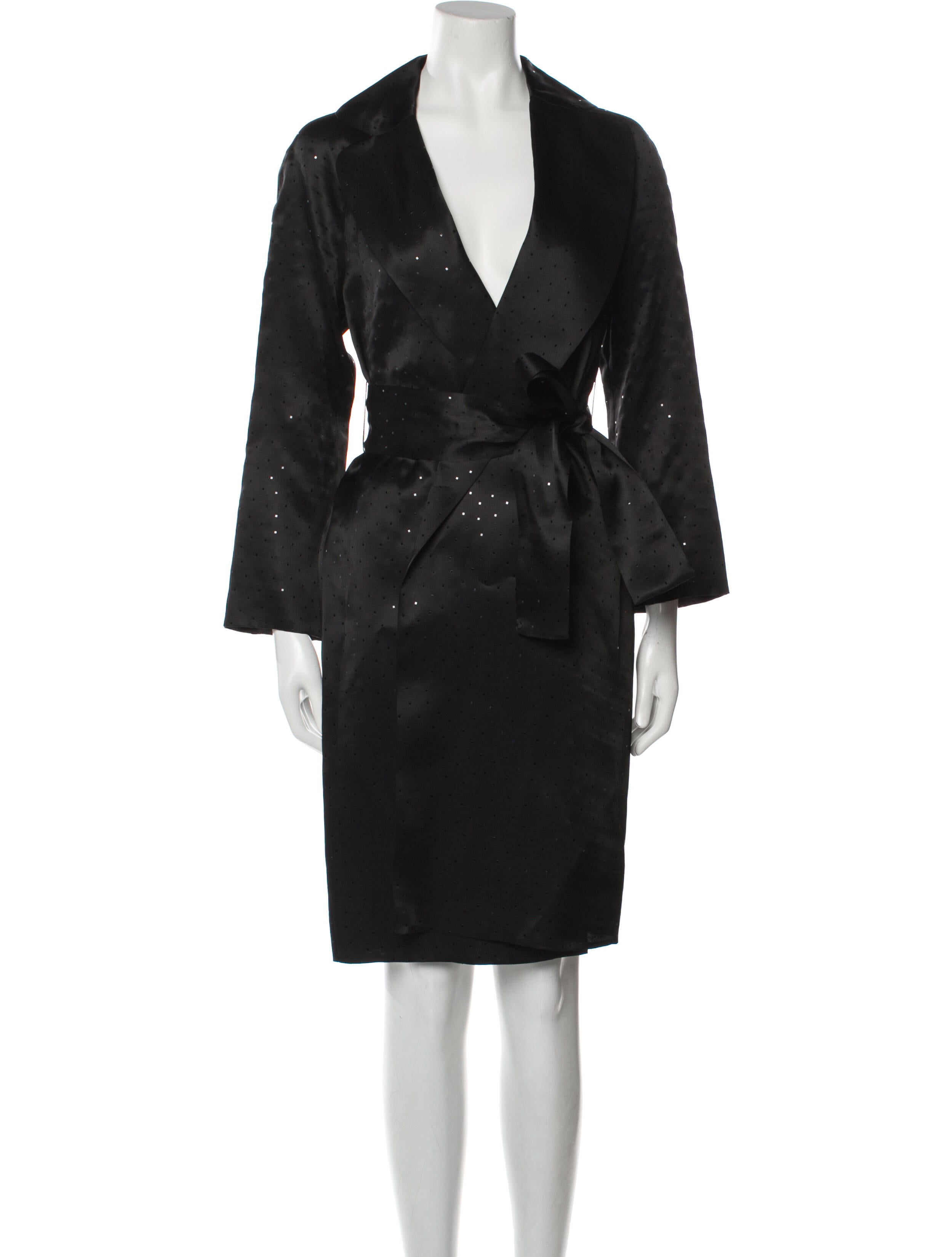 St. John Silk Floral Print Evening Jacket Black Jackets, Clothing