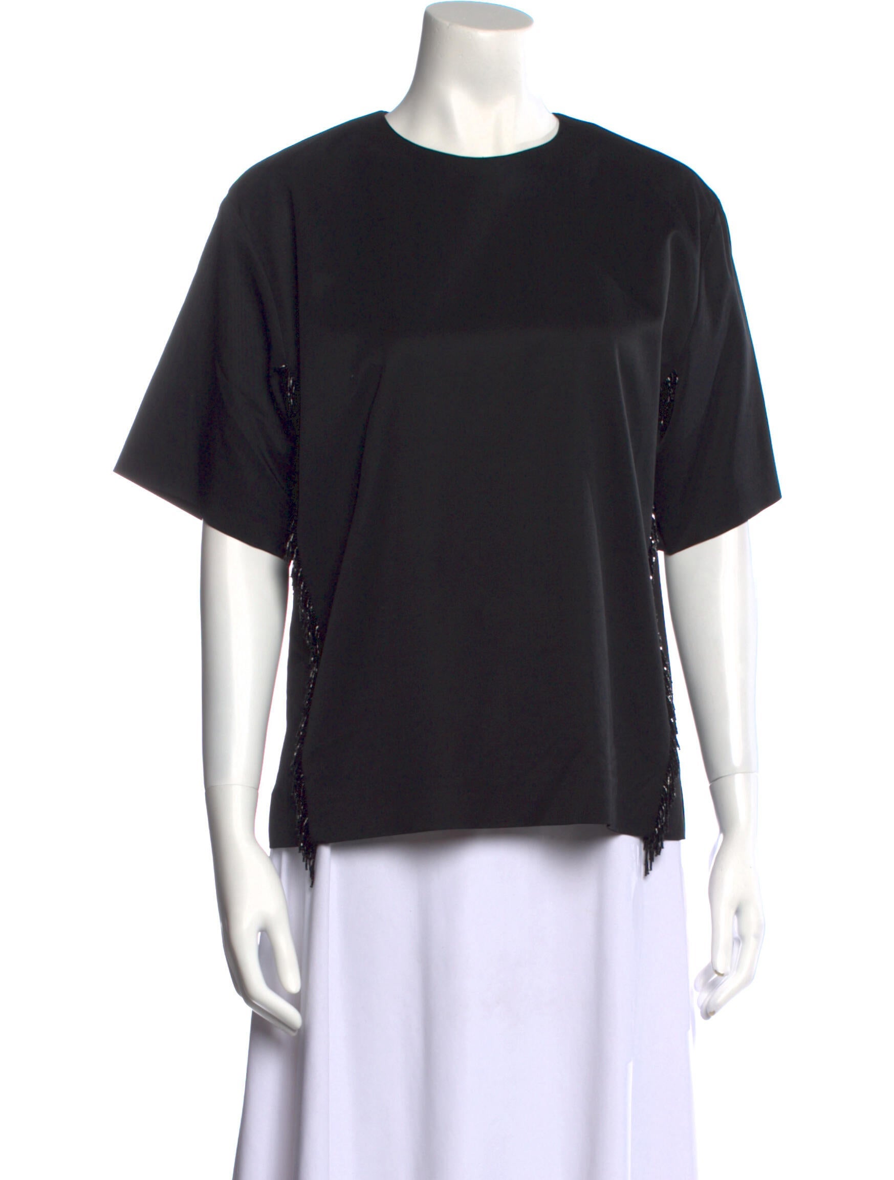 St. John Crew Neck Short Sleeve T-Shirt