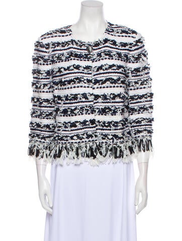 St. John Jackets Printed Evening Jacket M