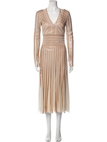 St. John Dresses V-Neck Long Dress US 2 | XS