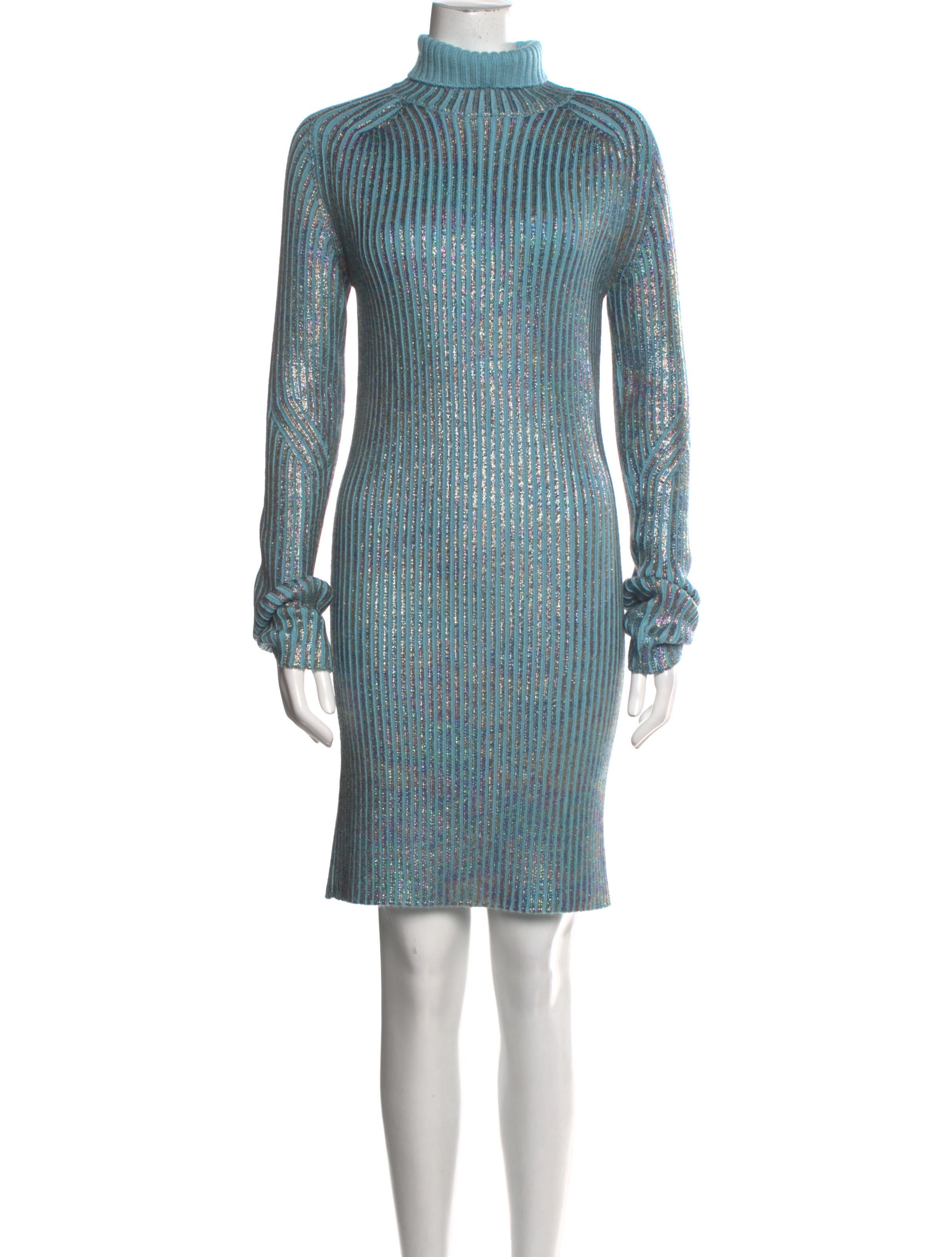 St. John Turtleneck Knee-Length Dress w/ Tags