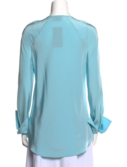 St. John Silk Crew Neck Tunic