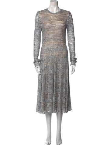 St. John Dresses Crew Neck Long Dress US 2 | XS