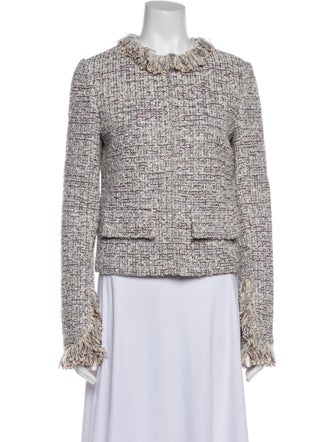 St. John Tweed Pattern Evening Jacket