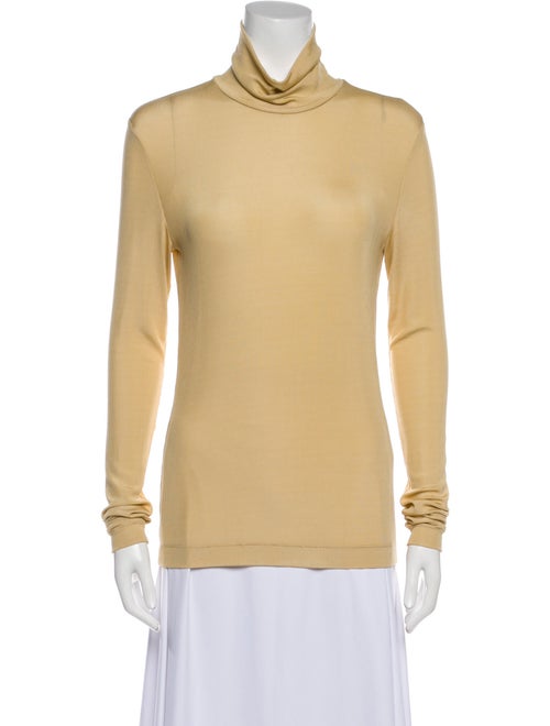 St. John Turtleneck Long Sleeve Top
