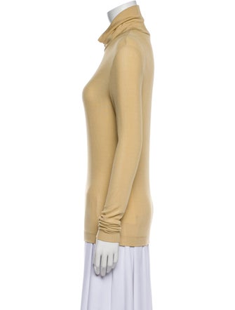 St. John Turtleneck Long Sleeve Top