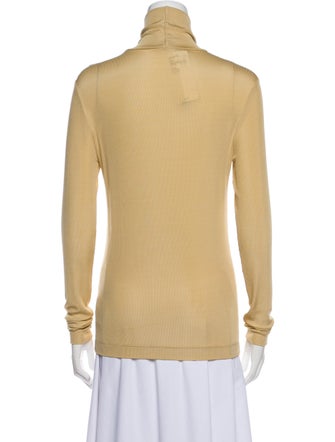 St. John Turtleneck Long Sleeve Top