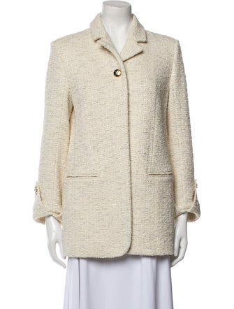 St. John Tweed Pattern Blazer