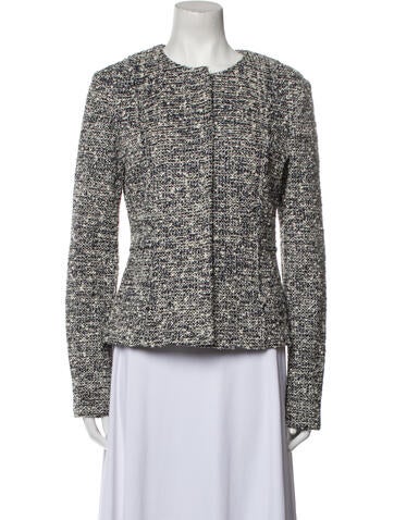 St. John Jackets Tweed Pattern Evening Jacket XS