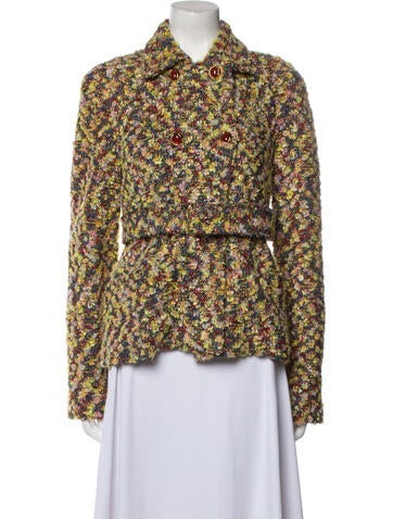 St. John Jackets Tweed Pattern Blazer XS