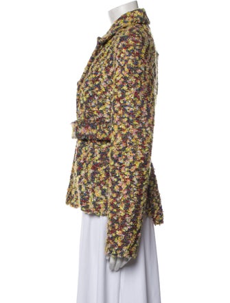 St. John Tweed Pattern Blazer