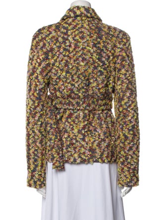 St. John Tweed Pattern Blazer