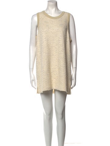 St. John Tops Scoop Neck Sleeveless Tunic S