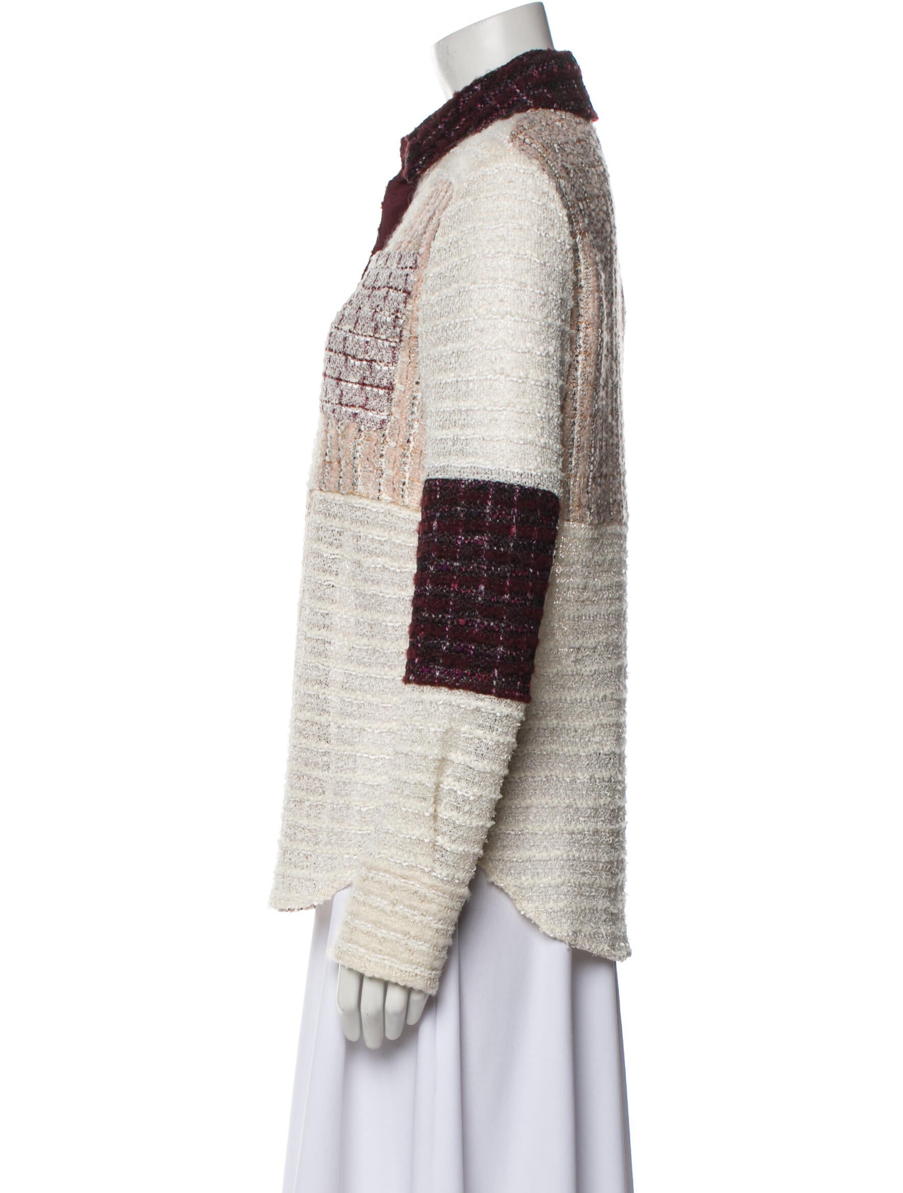 St. John Tweed Pattern Evening Jacket