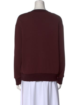 St. John Graphic Print Crew Neck Sweatshirt