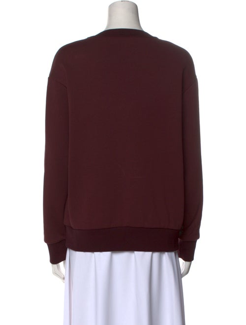 St. John Graphic Print Crew Neck Sweatshirt