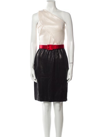 St. John Dresses Colorblock Pattern Knee-Length Dress US 2 | XS