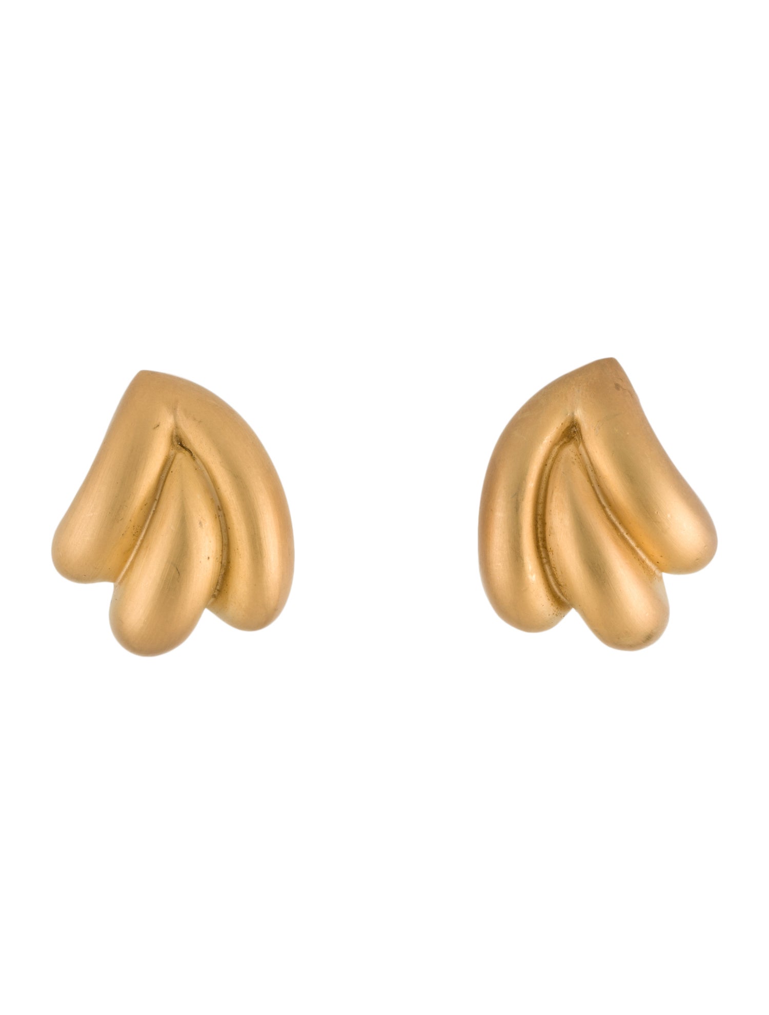 Cartier Diamond ClipOn Earrings Gold, 18K Yellow Gold ClipOn