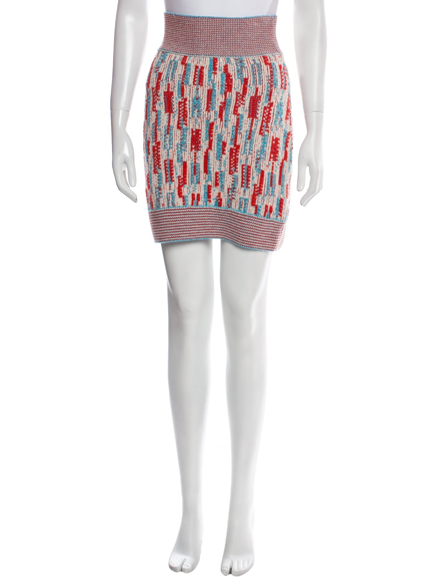 St. John Printed Mini Skirt