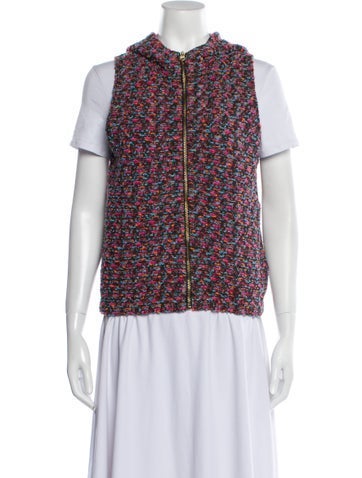 St. John Jackets Printed Vest S