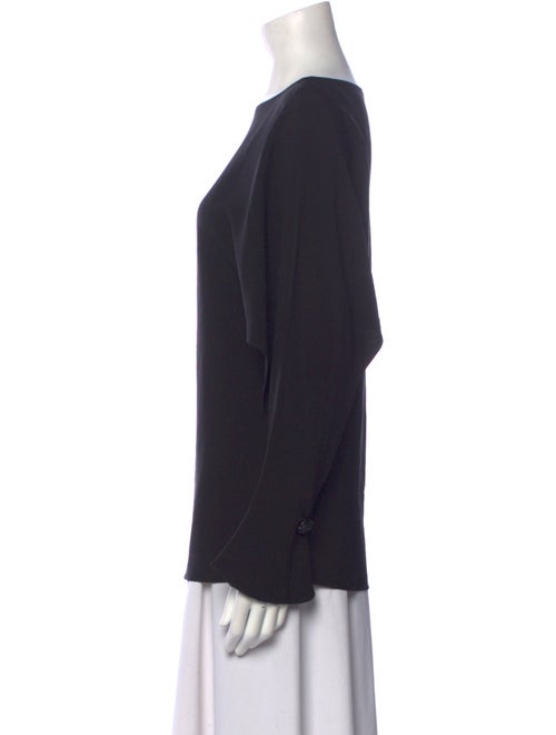 St. John Bateau Neckline Long Sleeve Top