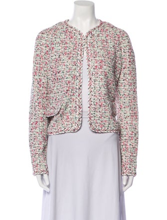 St. John Tweed Pattern Evening Jacket