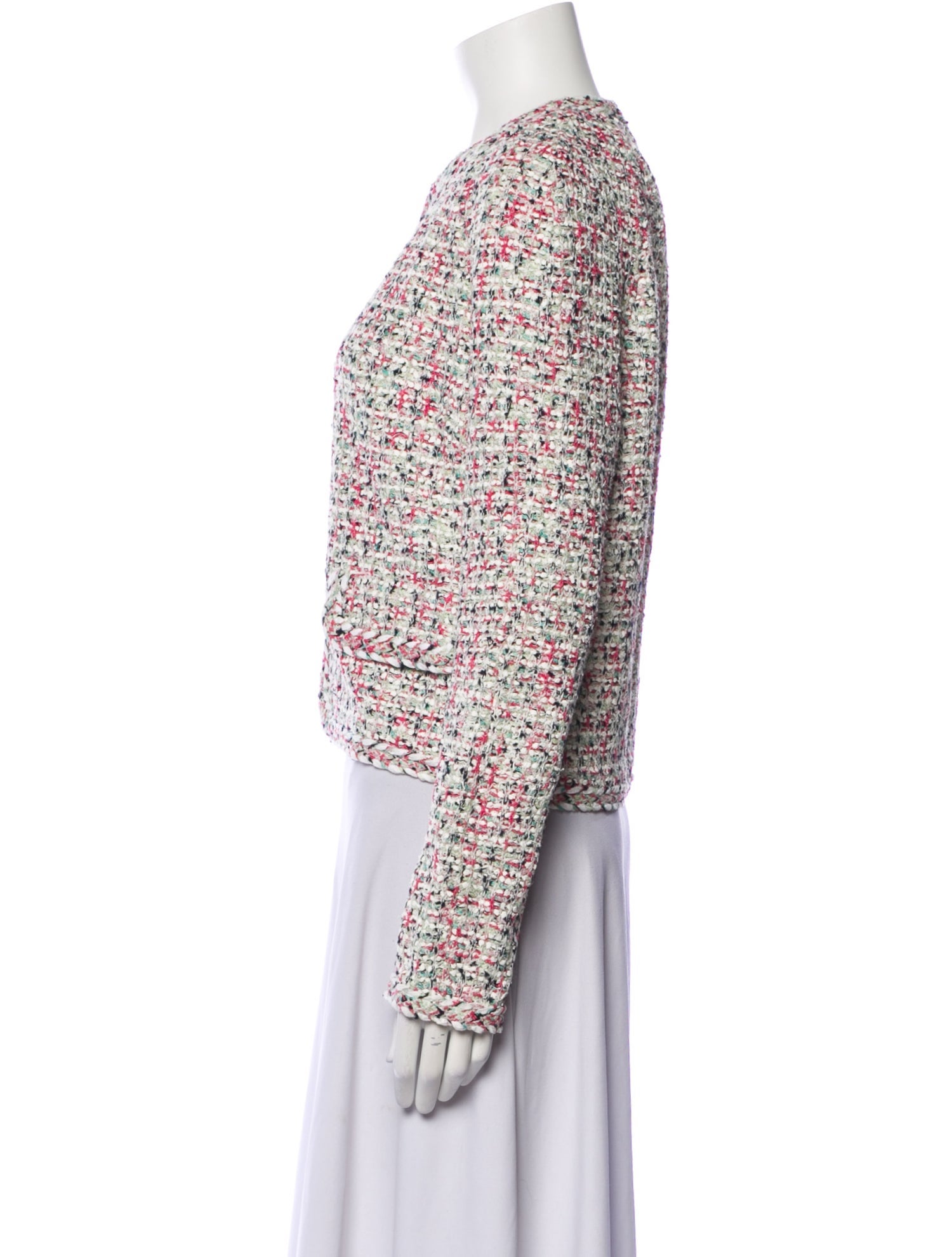 St. John Tweed Pattern Evening Jacket