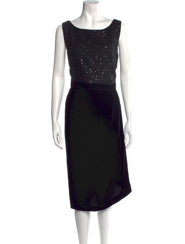 St. John Dresses Printed Midi Length Dress US 12 | XL