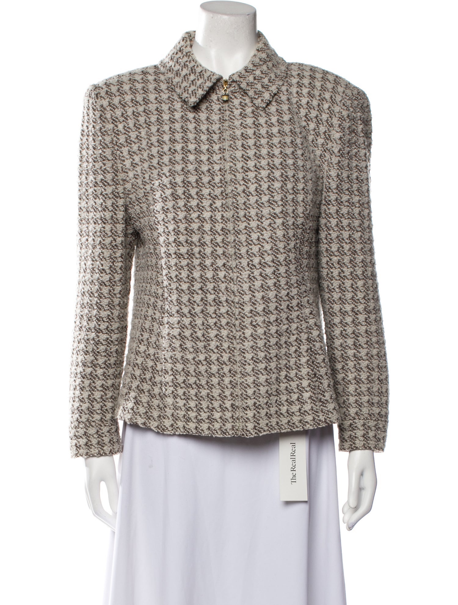 St. John Tweed Pattern Jacket