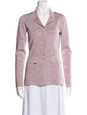 St. John Jackets Striped Blazer XS