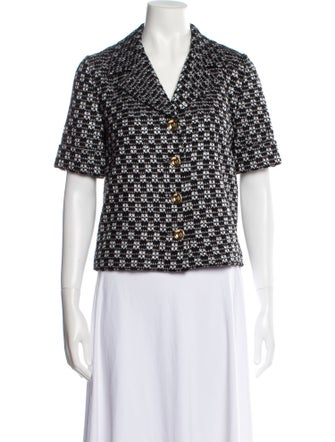 St. John Tweed Pattern Jacket