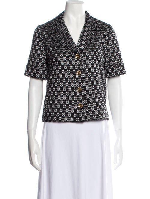 St. John Tweed Pattern Jacket