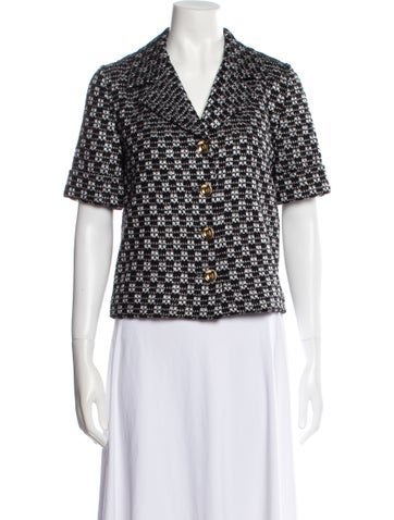 St. John Jackets Tweed Pattern Jacket S