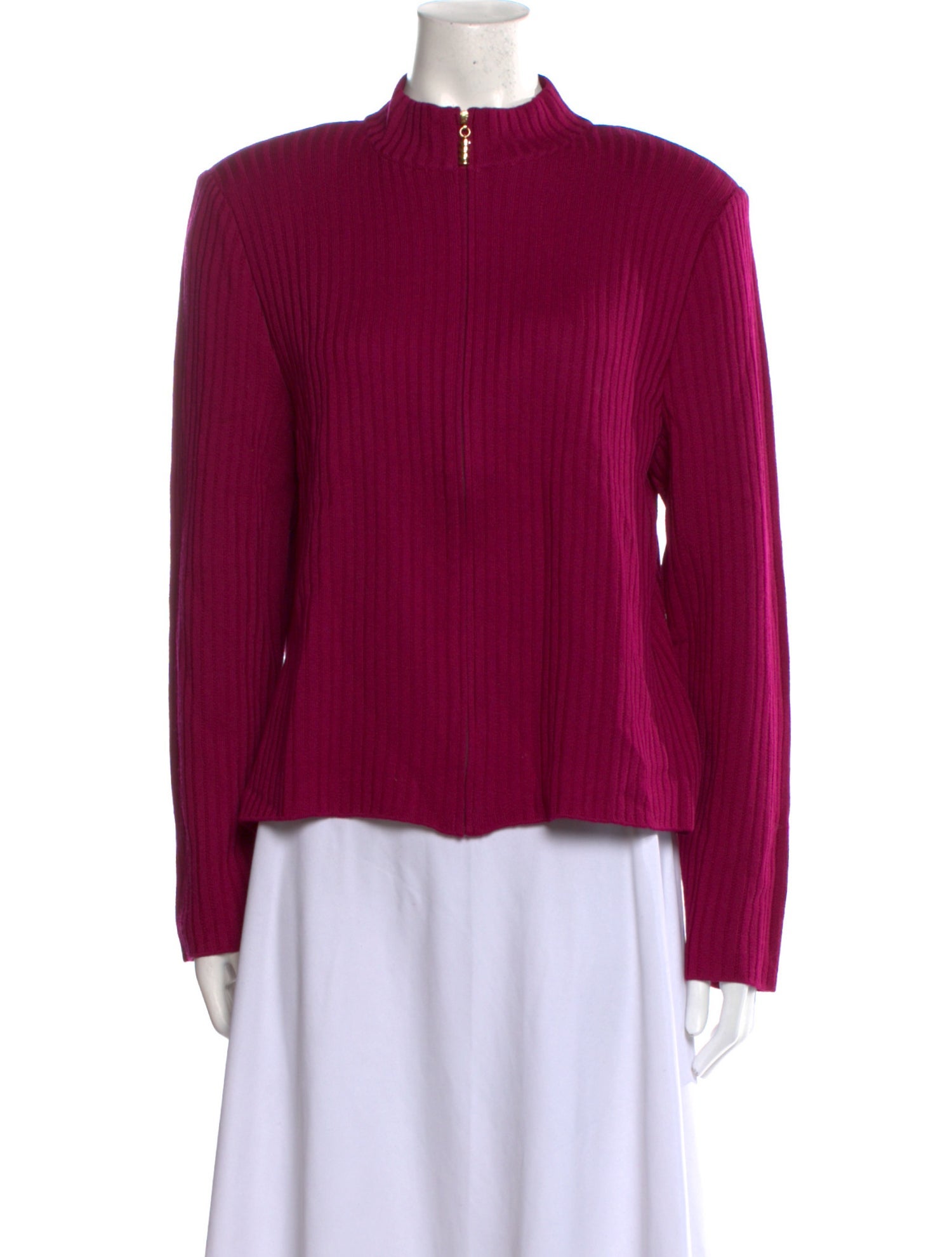 St. John Mock Neck Sweater