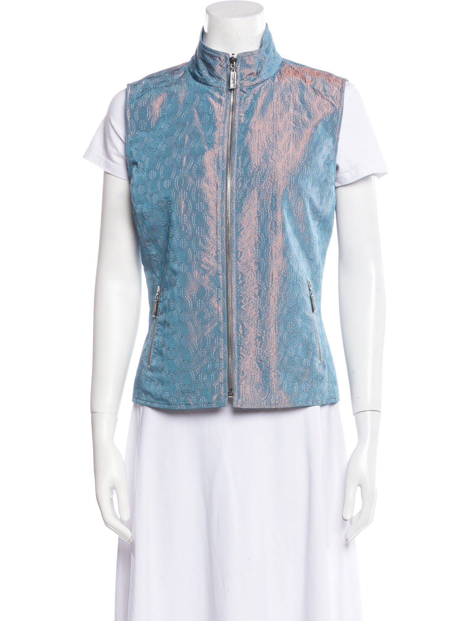 St. John Printed Vest